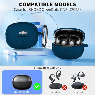 For SHOKZ Opendots ONE Case, Soft Silicone Shockproof Protective