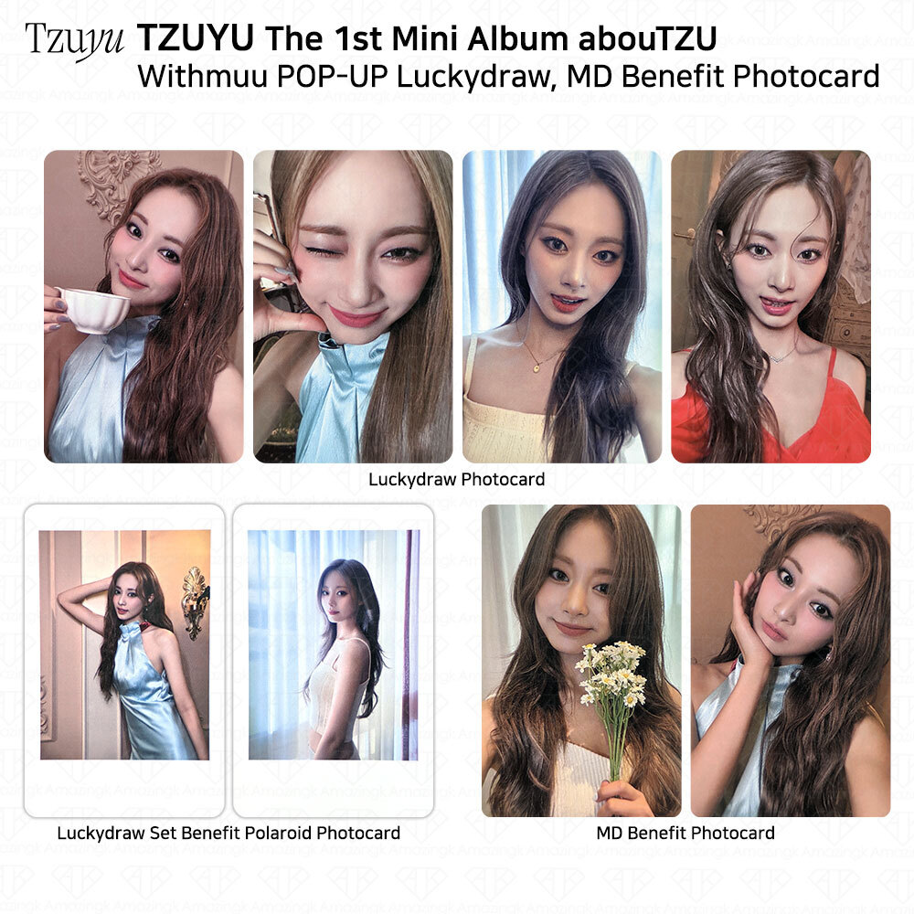 TWICE Tzuyu 1st Mini Album abouTZU Withmuu POP-UP Luckydraw MD