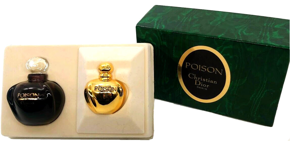 ❤️Christian Dior SET POISON Esprit De Parfum 1/2 oz 15 ml