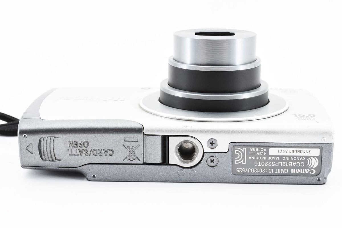 Canon PowerShot A3500 IS 5x Zoom Lens Digital Camera Silver Tested