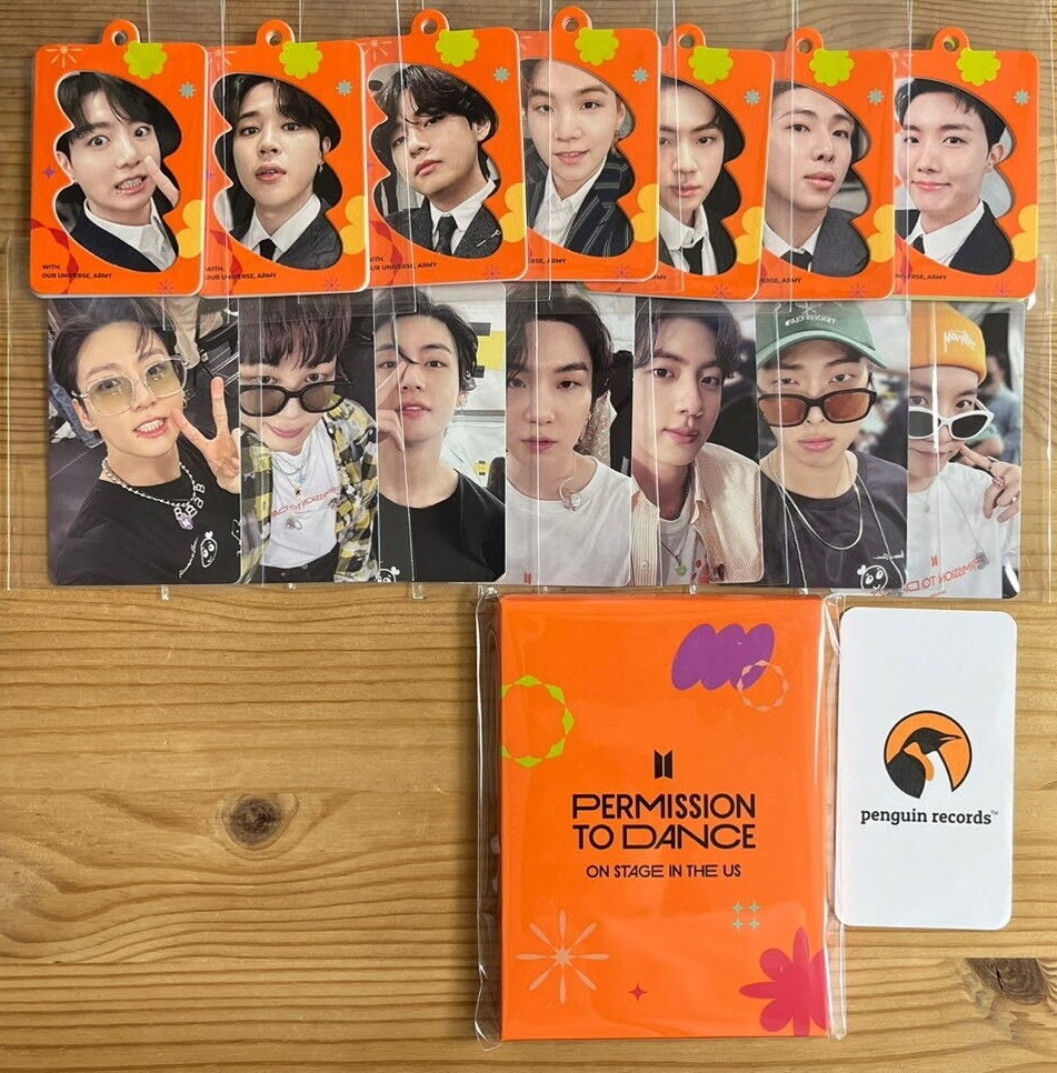 BTS - PTD PERMISSION TO DANCE ON STAGE in THE US PHOTO CHARM SET