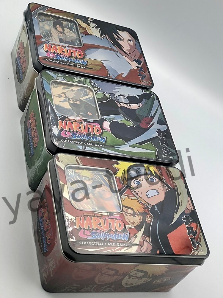 Naruto: Unbound Power Collector Tins Set [3 tins] - NARUTO, SASUKE