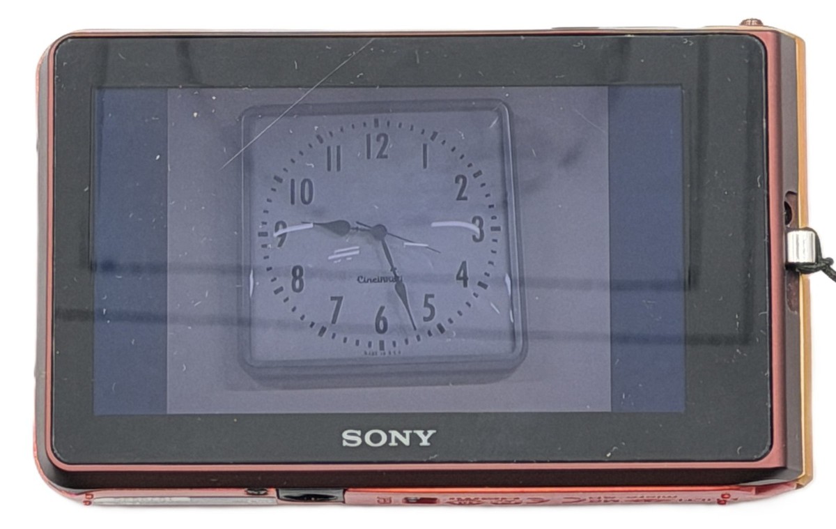 Sony Cyber-shot DSC-TX30 18.2MP Digital Camera - Orange for sale