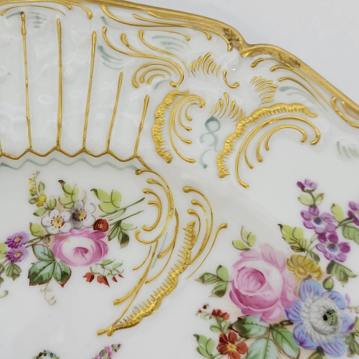 Antique Andre Marie LeBouf Marie Antoinette Porcelain 10.25