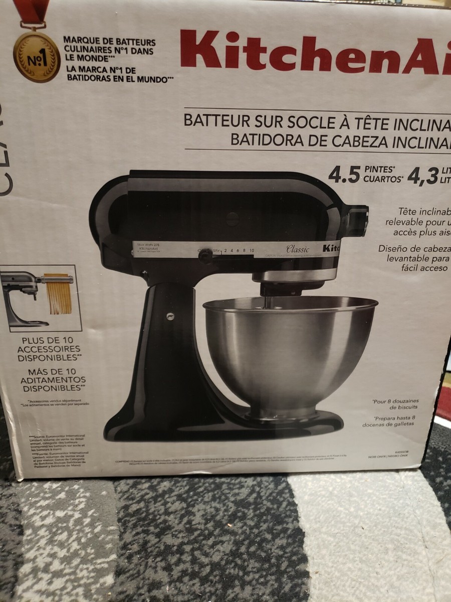 KitchenAid Classic Plus KSM75WH 4.5qt Tilt-Head Stand Mixer