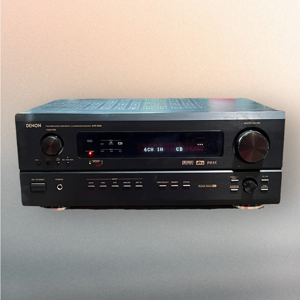 AV Receiver DENON AVR-3300 Precision Audio Component Tested. No