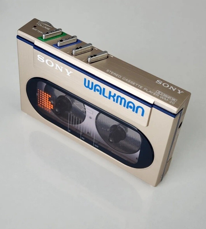 Sony WM-20 Walkman Gold Edition, fully boxed, unused and untouched