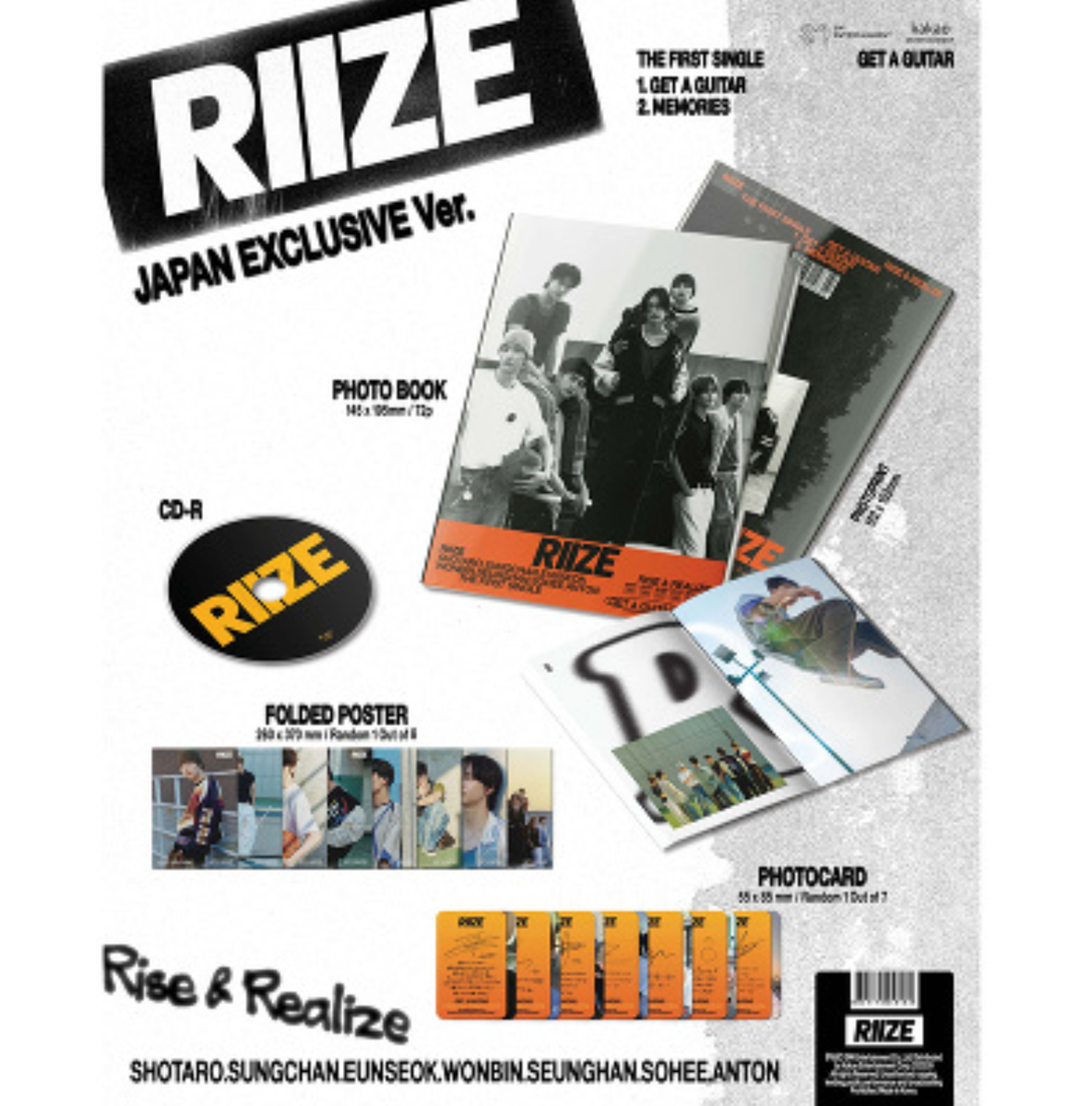 RIIZE アントン アマゾン アメリカ amazon 特典 トレカ RIIZE アントン