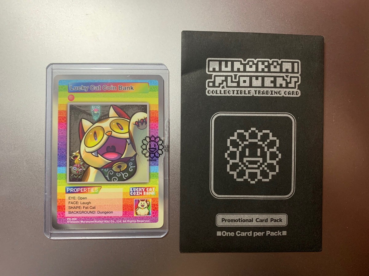 Takashi Murakami Collectible Trading Card - Lucky CAT Coin Bank