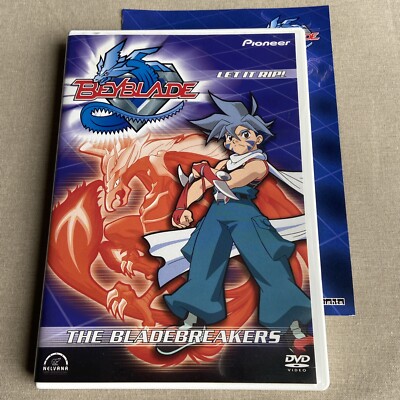 Beyblade: The Blade Breakers (DVD, 2001) W/ Insert Let It Rip