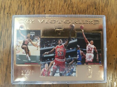 1996 Upper Deck Michael Jordan 22kt Gold Chicago Bulls 72