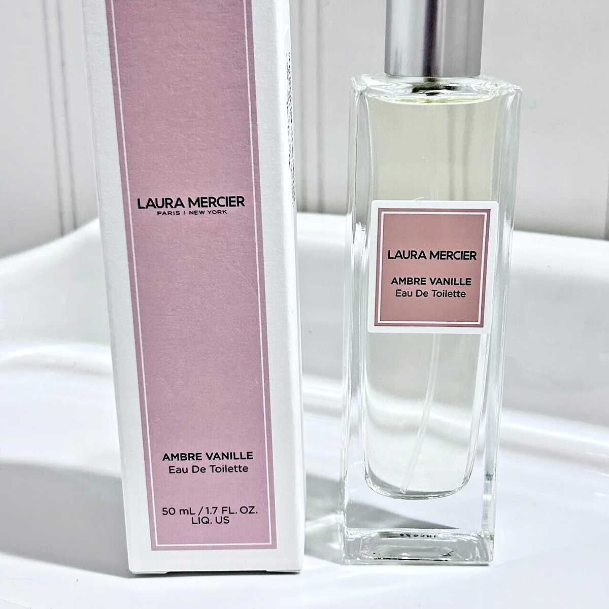 New Laura Mercier AMBRE VANILLE Eau de Toilette Spray Full size 50