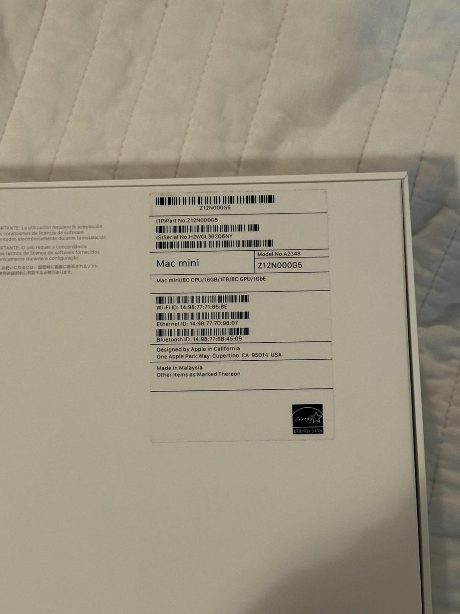 Apple Mac mini (M1, 16GB RAM, 1TB SSD) – Brand New, Never Used | eBay