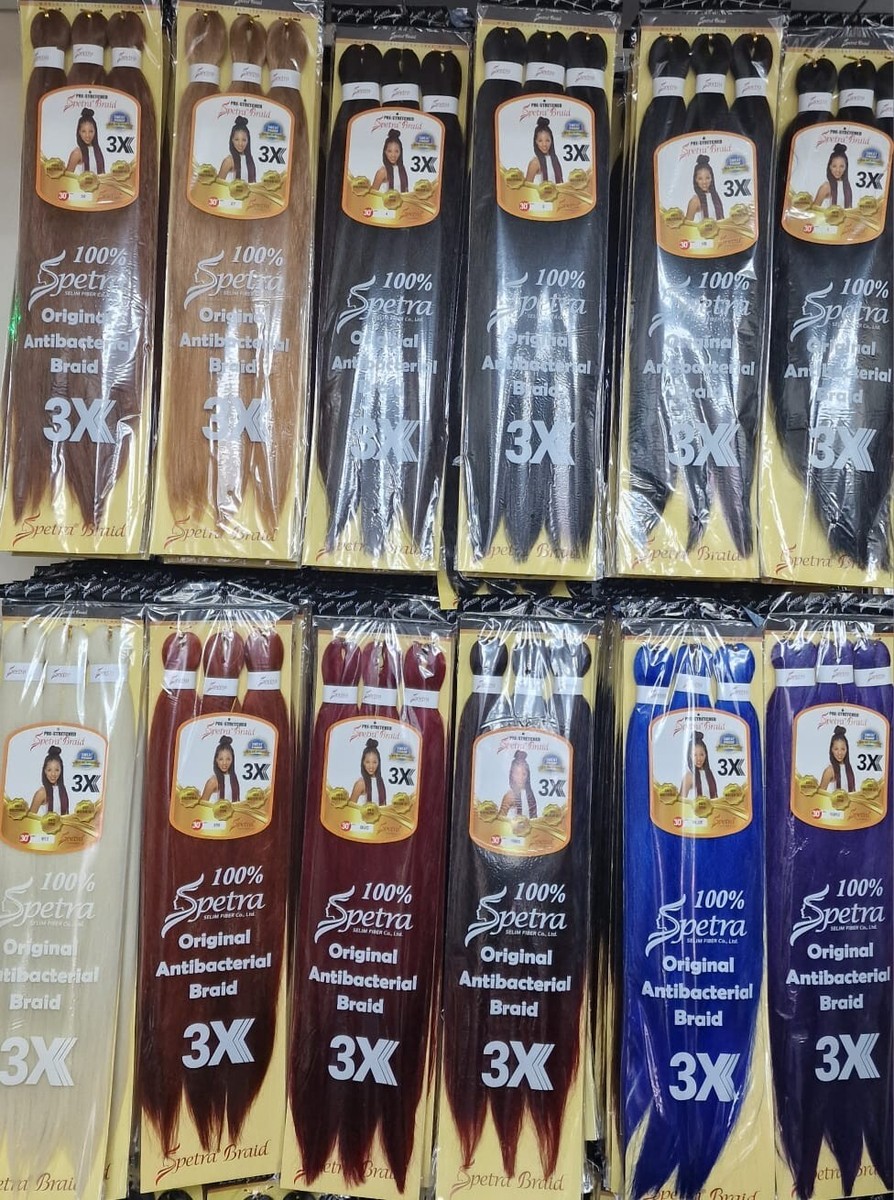 3X 30'' SEPTRA ANTIBACTERIAL Braid Pre-Stretched Braiding Hair