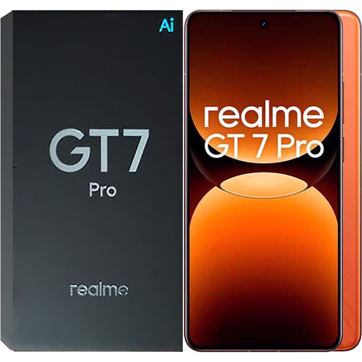Realme GT 7 Pro 5G Mars Orange 256GB + 12GB Dual-SIM Factory