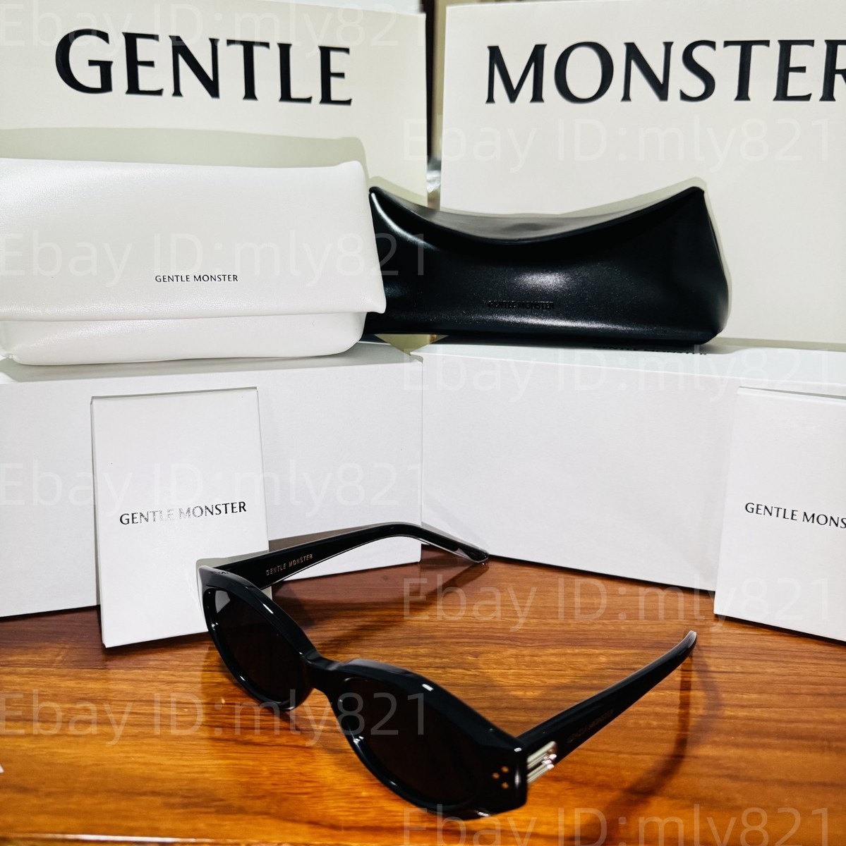 GentleMonster Sunglasses DADA 01 Black Frame Black Lenses | eBay