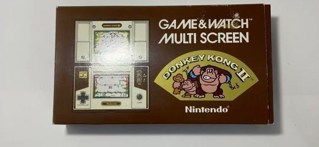 Game and Watch Donkey Kong 2 Nintendo game series with box Multi