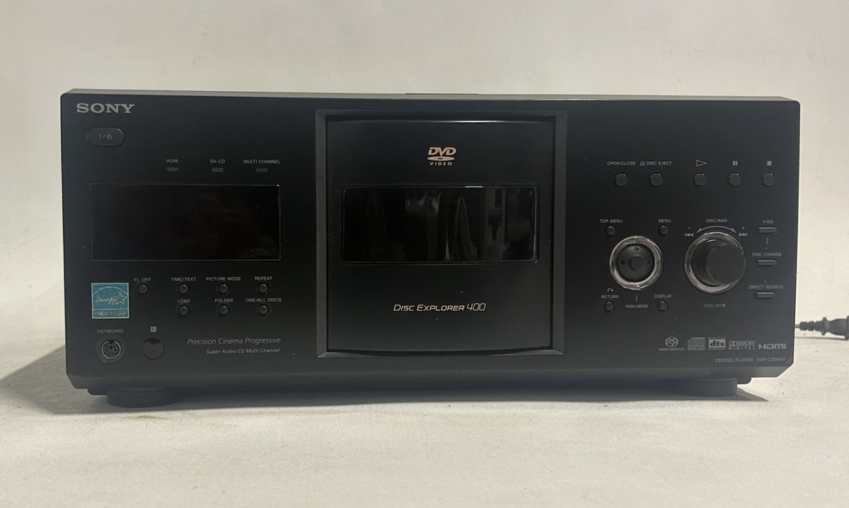 Sony DVP-CX995V DISC EXPLORER , 400-DISC DVD / CD Mega Changer +