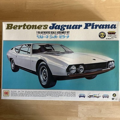 Otaki Bertone Jaguar Pirana 1/16 Scale Vintage Plastic Model Kit