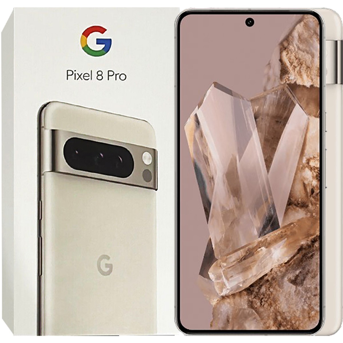 Google Pixel 8 Pro 5G Porcelain 256GB + 12GB Dual-Sim Unlocked