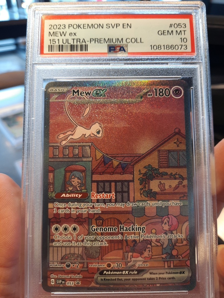 Mew Ex 151 Ultra Premium Collection Psa 10 Gem Mint 053 Scarlet