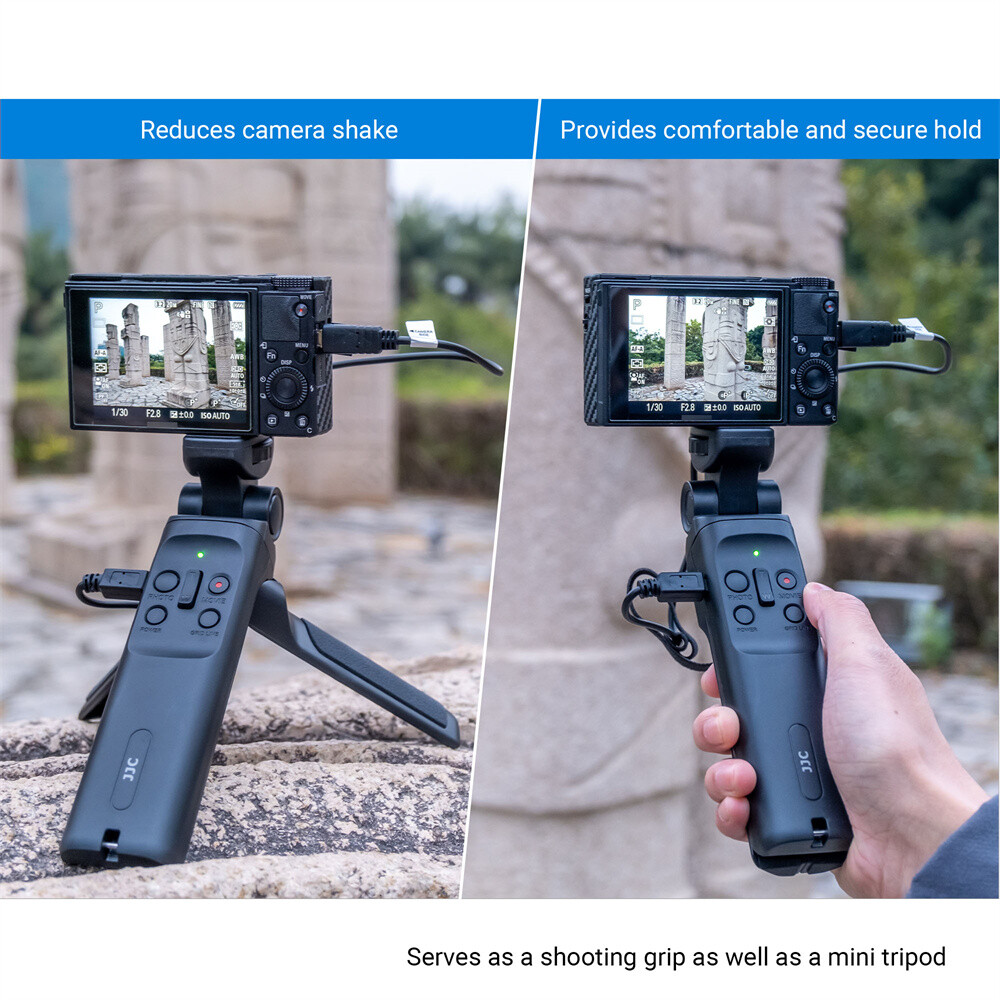 Remote Control Tripod Shooting Grip for Sony ZV-1 RX100 M7 M6 M5