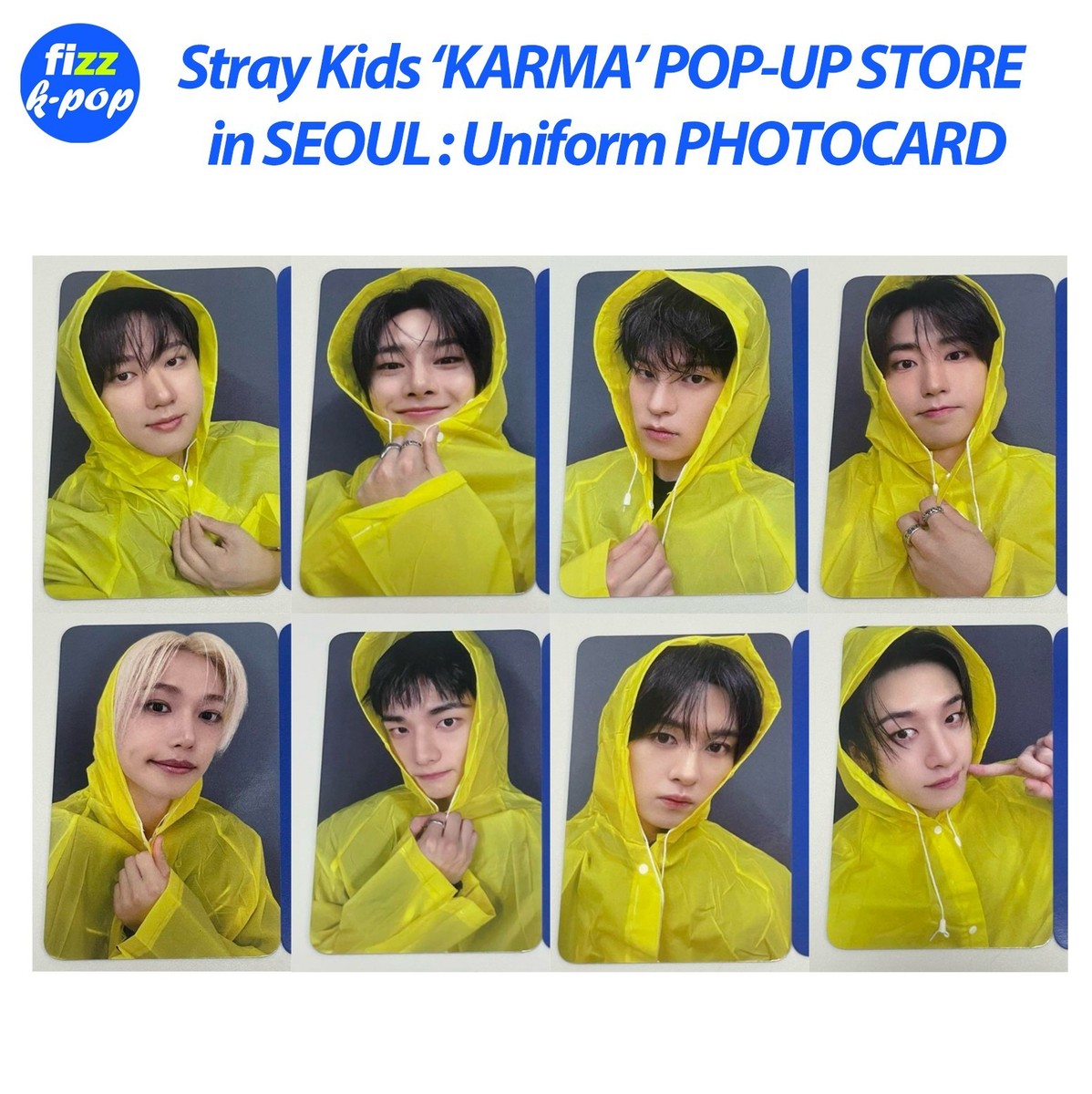 Stray Kids KARMA ポップアップ ユニフォームトレカ 8枚 Stray Kids