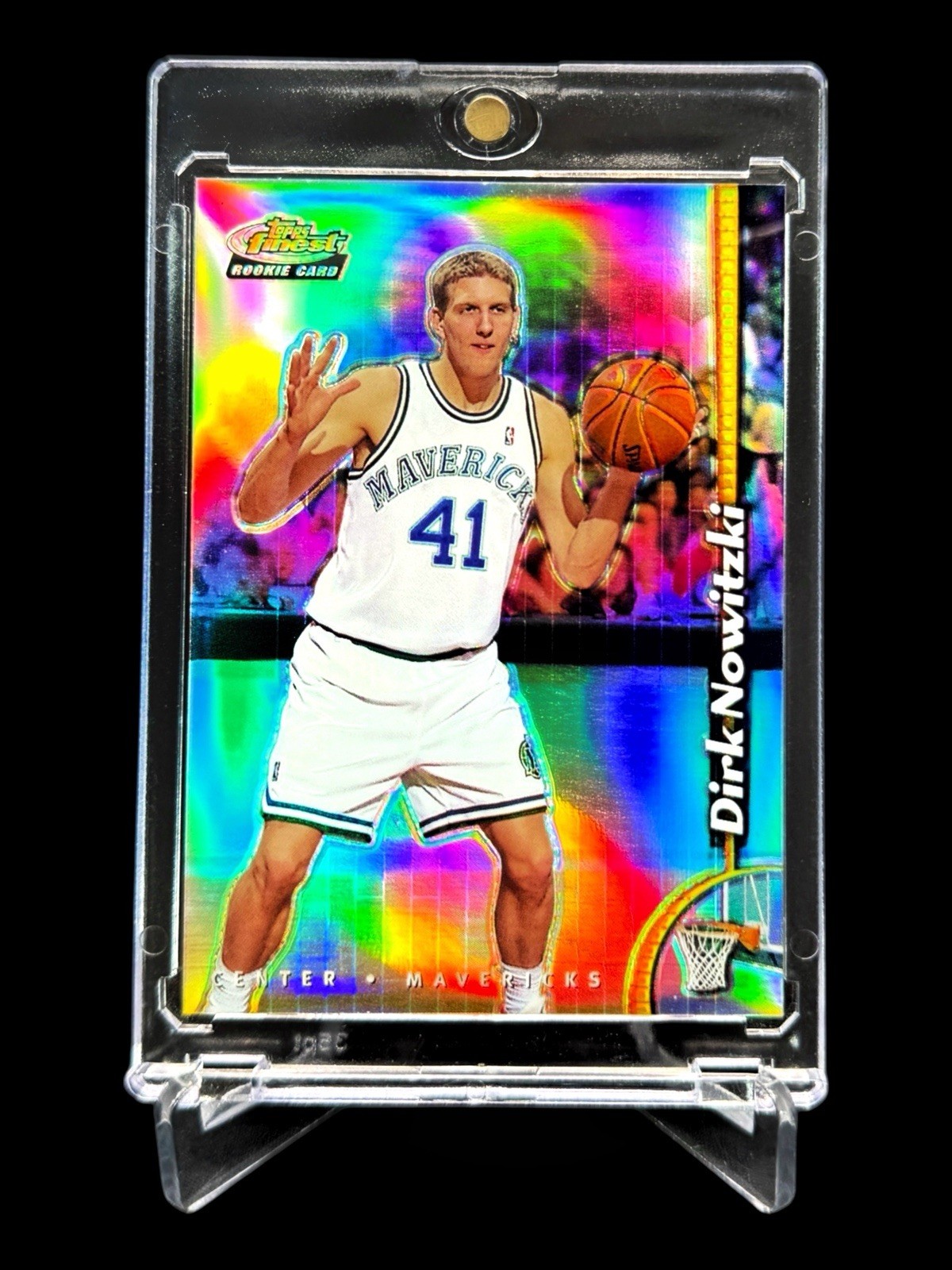 Dirk Nowitzki 1998 Topps Finest #234 Refractor - No Coating Price