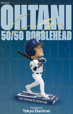 SHOHEI OHTANI BATTING 50/50 BOBBLEHEAD #2 LOS ANGELES DODGERS 8/27