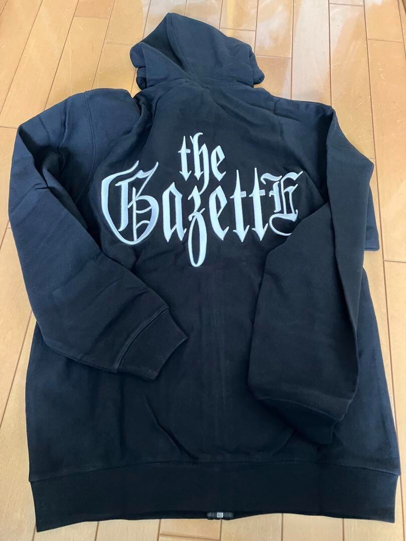the GazettE logo hoodie black white parka Size M Music Japan | eBay