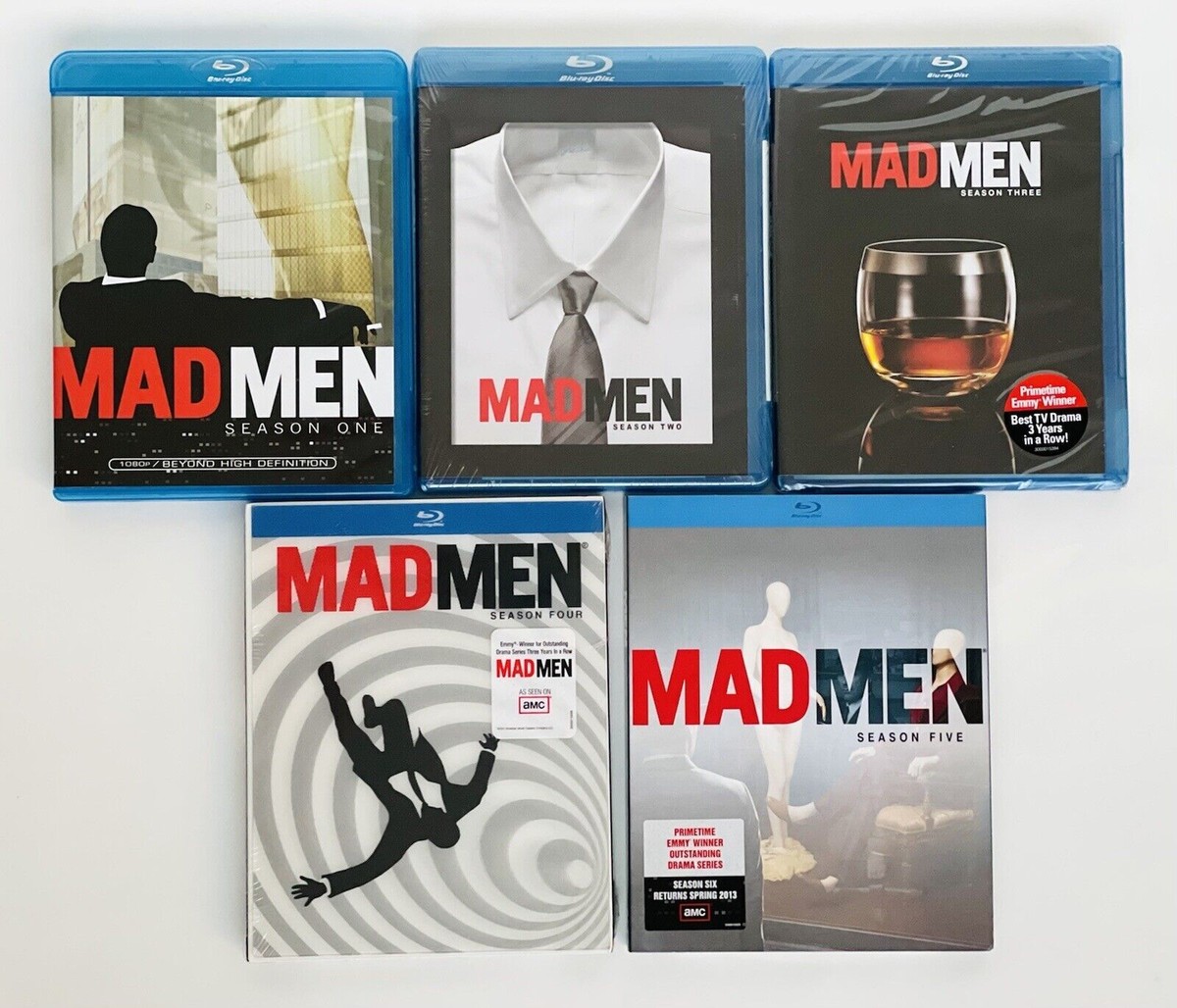 Mad Men Complete Blu-Ray Disc TV Seasons 1-5 New - or Only Season