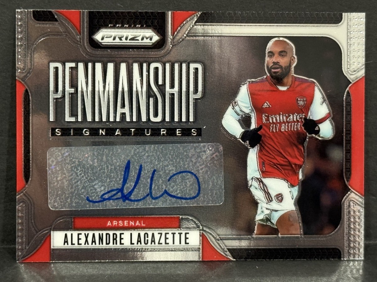 2024-25 Panini Prizm Premier League Arsenal Alexandre Lacazette