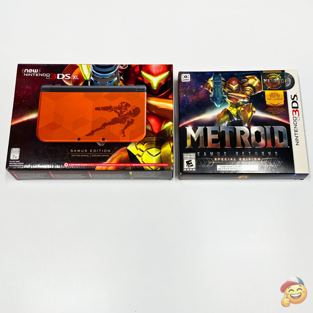 Metroid Samus Returns New Nintendo 3DS XL Console & Game Speical