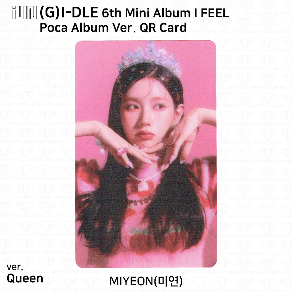G)I-DLE G-IDLE IDLE 6th Mini Album I Feel Poca Album Photocard