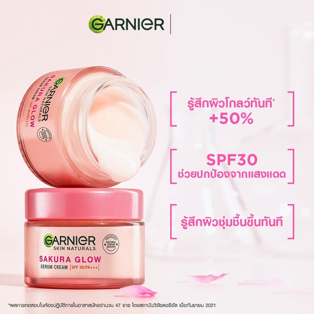 Garnier Set Sakura Glow Day Cream+Sleepping Mask Night Cream