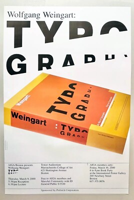 Vintage Wolfgang Weingart 