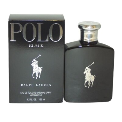 Polo Black by Ralph Lauren 4.2 oz EDT Cologne for Men New In Box
