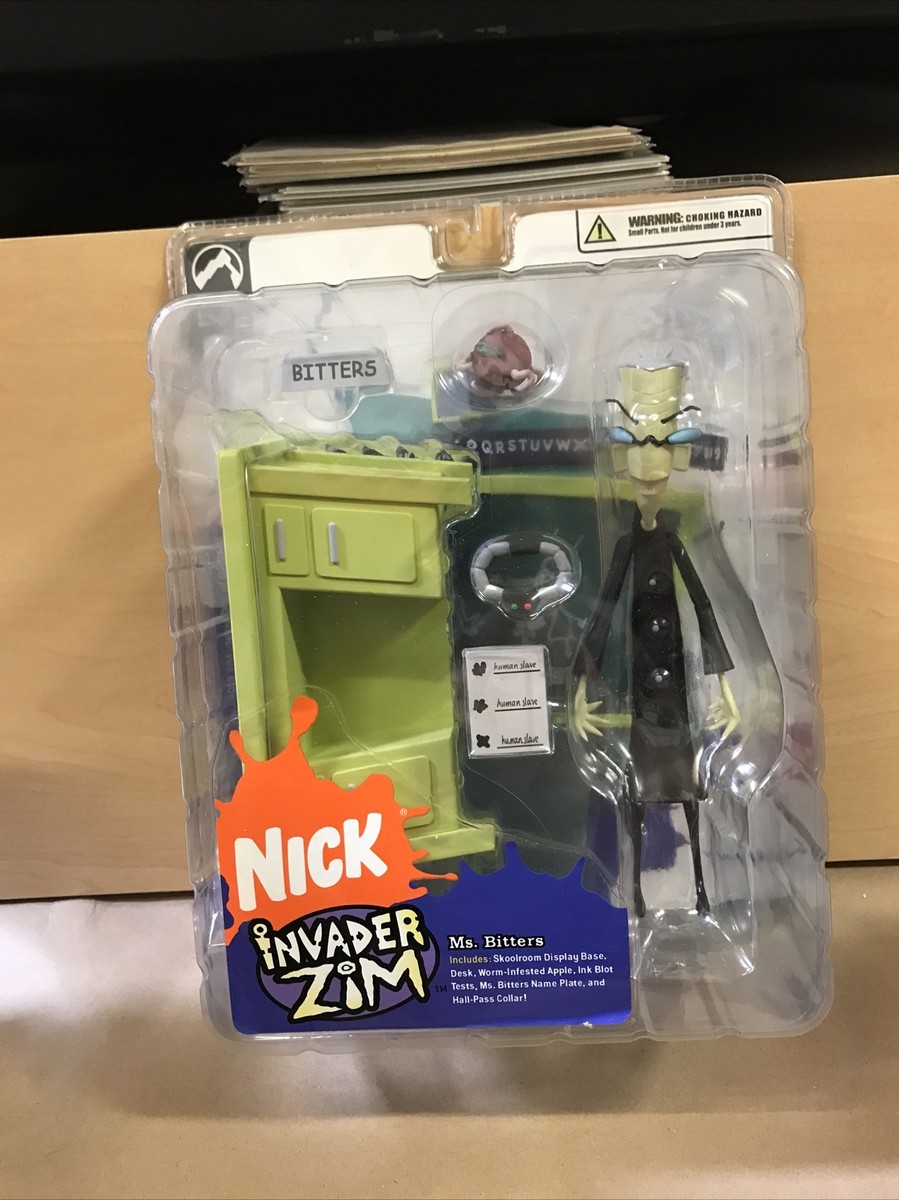 Palisades Nick Ms Bitters “Invader Zim” Series 1 Action Figure