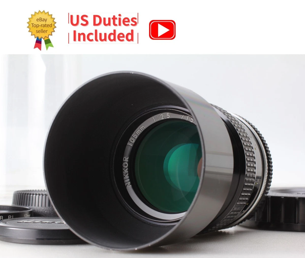Nikon 105mm f/2.5 Camera Lenses for sale - eBay