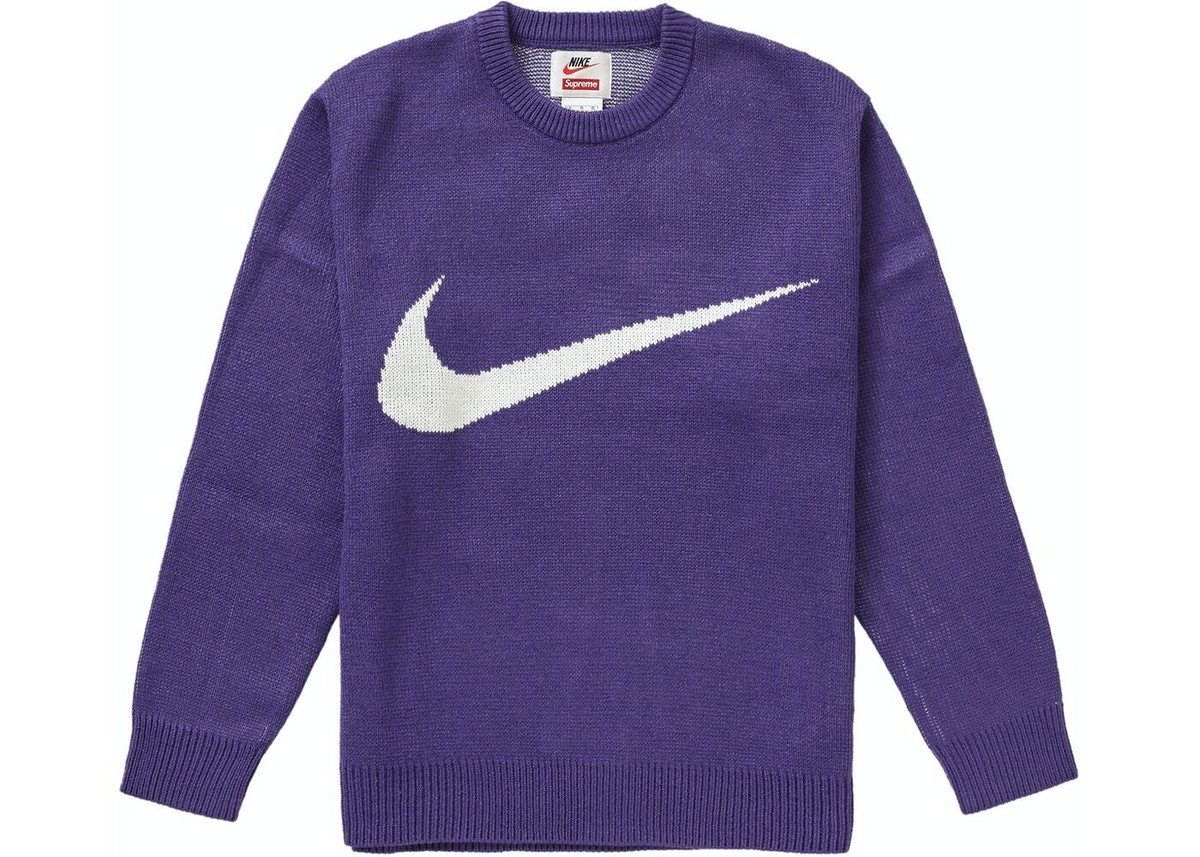 Supreme × Nike Supreme x Nike Swoosh Sweater size S 100% AUTHENTIC