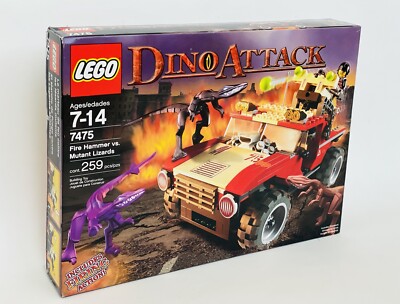 LEGO Dino Attack Fire Hammer vs. Mutant Lizards 7475 673419072922