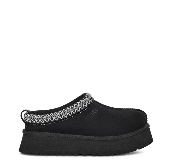 UGG TAZZ BLACK SLIPPER WITH PLATFORM UGSTAZZBK1122553W | eBay