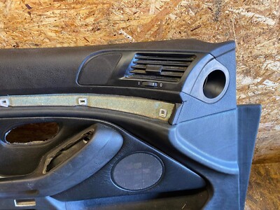 BMW 5-series E39 M Sport Front Left Door Panel Black Leather