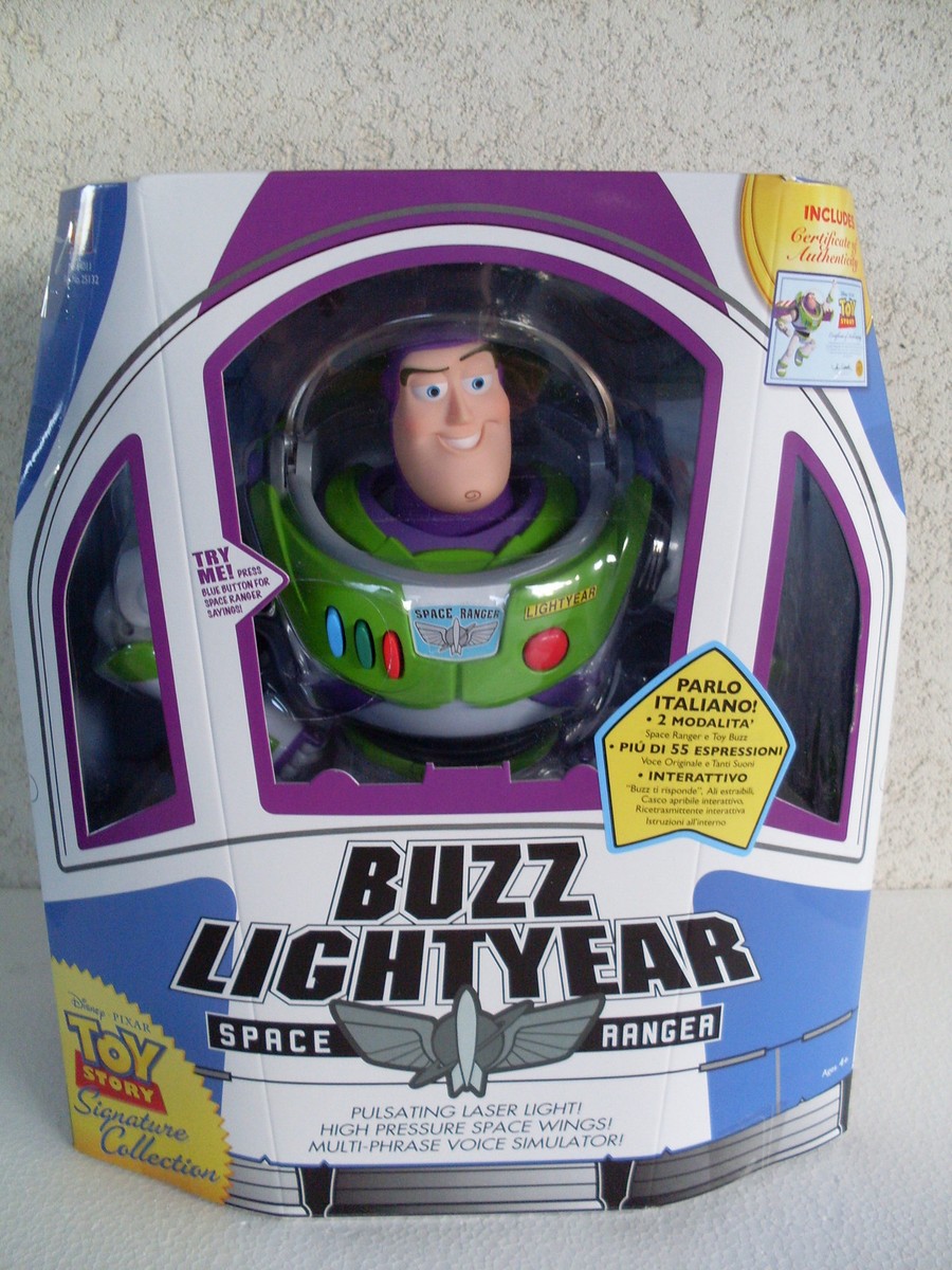 buzz lightyear space ranger toy story signature collection italian