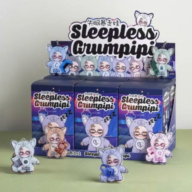 Grumpipi Sleepless Grumpipi Plush Series set of 6-No Repetition