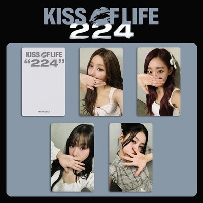 4pcs/set KISS OF LIFE 224 Album K4 Withmuu Self Made Photocard