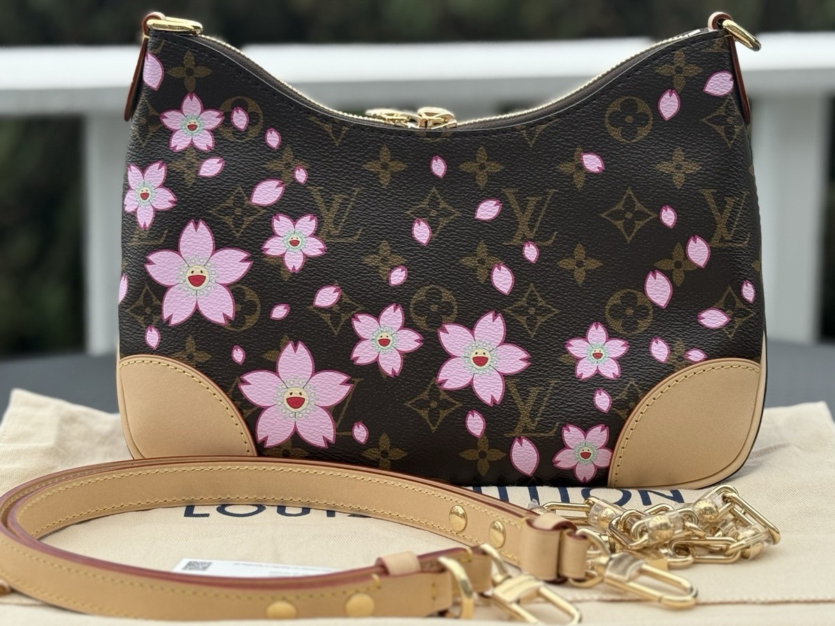 Brand New Louis Vuitton X Takashi Murakami 2025 Boulogne PM Cherry