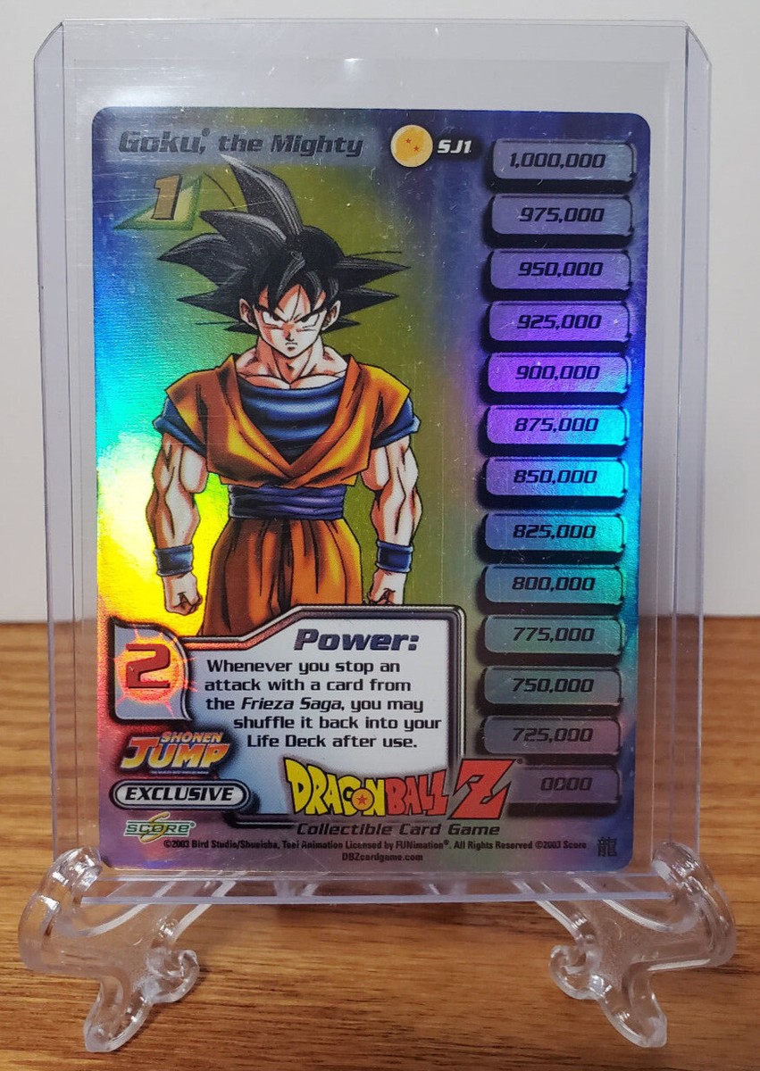Dragon Ball Z Goku The Mighty Holo Promo Shonen Jump SJ1 DBZ CCG