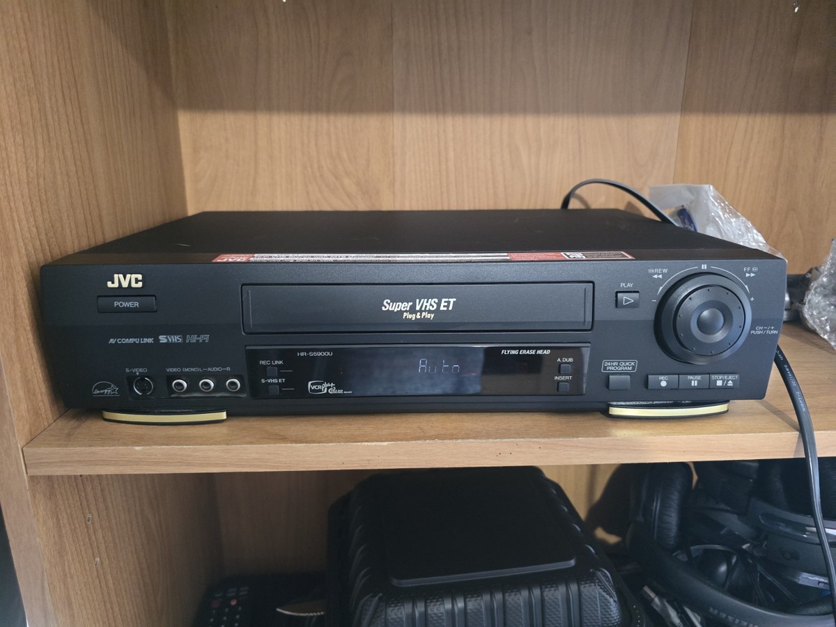 JVC HR-S5900U Super S-VHS ET VCR Video Cassette Player Recorder | eBay