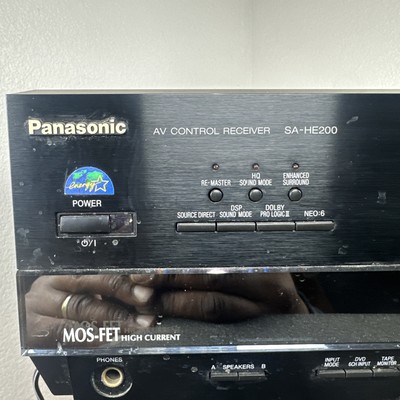 Panasonic SA-HE200 Receiver AV Control Tested and Working NO